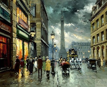 AB place vendome Parisian Oil Paintings